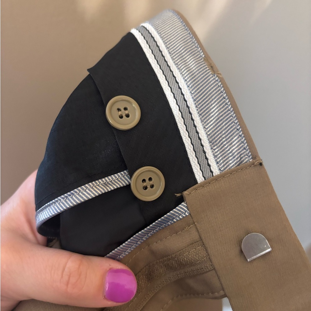 NWT men’s Vinci Philosophy dress pants 34x34 KHAKI ON-900 - Picture 11 of 12